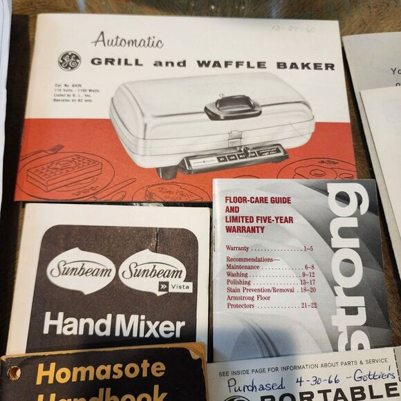 Vintage Ephemera Lot Product Manuels Advertising Instruction 50's 60's 70's 80's - Picture 2 of 16